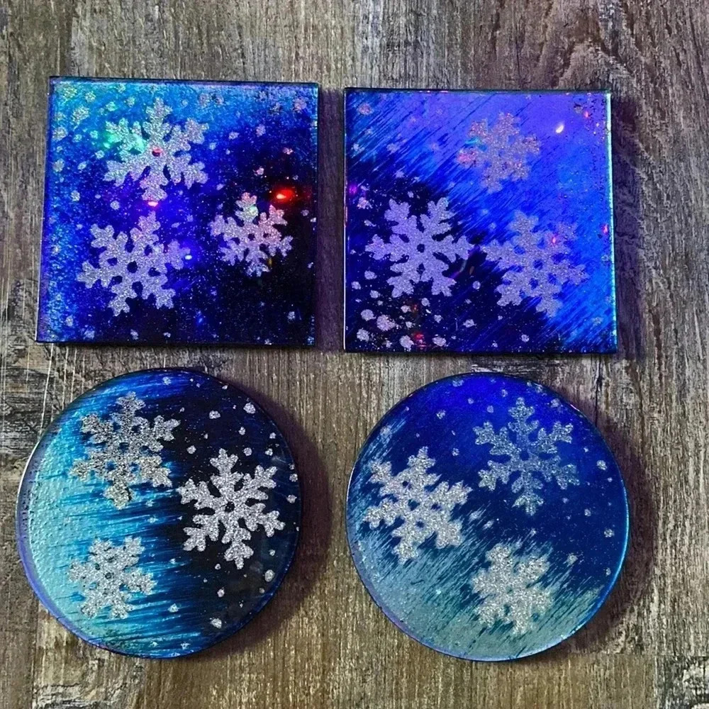 Snowflake  Coasters | set of 4